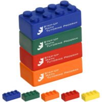 Custom Building Block Stress Ball 4 Piece Sets