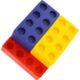 Custom Building Block Stress Ball 4 Piece Sets