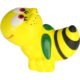 Printed Bumble Bee Stress Toys