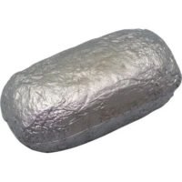 Promotional Baked Potato/Burritos in Foil Stress Reliever