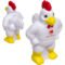 Imprinted Chicken Mascot Stress Balls