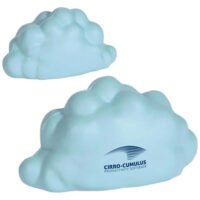 Printed Cloud Stress Balls 1.875" x 3.5" x 1.625"