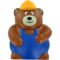 Custom Construction Worker Bear Stress Balls