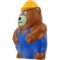 Custom Construction Worker Bear Stress Balls