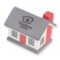 Promo Cottage House Stress Relievers 3" x 2.875" x 2.375"