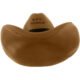 Imprinted Cowboy Hat Stress Balls 3.25" x 2.5" x 2"