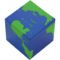 Imprinted Cube Earth Stress Toys