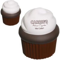 Imprinted Cupcake Stress Balls