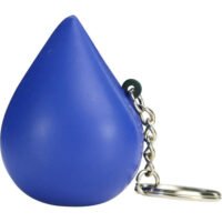 Printed Droplet Keychain Stress Toys