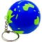 Imprinted Earthball Keychain Stress Toys