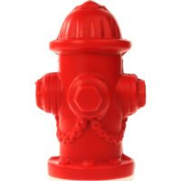 Promotional Fire Hydrant Stress Balls 2.5" x 3.5" x 1.25"