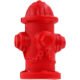 Promotional Fire Hydrant Stress Balls 2.5" x 3.5" x 1.25"