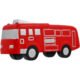 Printed Fire Truck Stress Balls 4" x 1.75" x 1.6875"