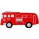 Printed Fire Truck Stress Balls 4" x 1.75" x 1.6875"