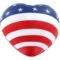 Customized Flag Heart Stress Relievers
