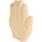 Advertising Hand Flat Stress Toys