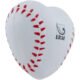 Promo Heart Shaped Baseball Stress Relievers