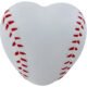 Promo Heart Shaped Baseball Stress Relievers