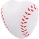 Promo Heart Shaped Baseball Stress Relievers