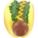 Imprinted Hot Dog Stress Balls
