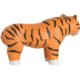 Customized Jungle Tiger Stress Relievers