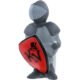 Printed Knight Stress Relievers