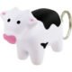 Printed Milk Cow Keychain Stress Toys