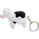 Printed Milk Cow Keychain Stress Toys