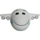 Marketing Mini Airplane Stress Relievers with Smile