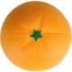Imprinted Orange Stress Toys