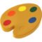 Imprinted Paint Palette Stress Balls