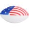 Imprinted Patriotic Football Stress Toys