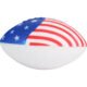 Imprinted Patriotic Football Stress Toys