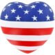 Logo Patriotic Heart Stress Balls