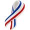 Promo Patriotic Ribbon Stress Toys