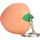 Imprinted Peach Keychain Stress Toys