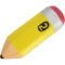 Printed Pencil Stress Balls 4.5" x 1.5" x 1.5"