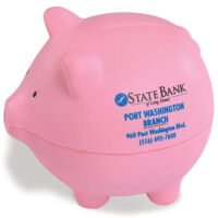 Printed Piggy Bank Stress Relievers