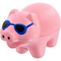 Promotional Pigs with Sunglasses Stress Toy