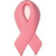 Promotional Pink Award Ribbon Stress Relievers