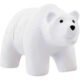 Printed Polar Bear Stress Toys