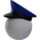 Logo Policeman Mad Cap Stress Balls