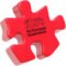 Imprinted Puzzle Piece Stress Balls 3" x 2.875" x 1"