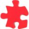 Imprinted Puzzle Piece Stress Balls 3" x 2.875" x 1"