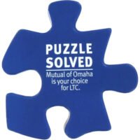 Imprinted Puzzle Piece Stress Balls 3" x 2.875" x 1"