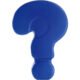 Imprinted Question Mark Stress Toys