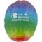 Printed Rainbow Brain Stress Balls