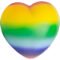 Logo Rainbow Sweet Heart Stress Relievers