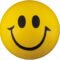 Promotional Round Smiley Face Stress Balls