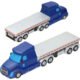 Marketing Semi Flatbed Truck Stress Balls